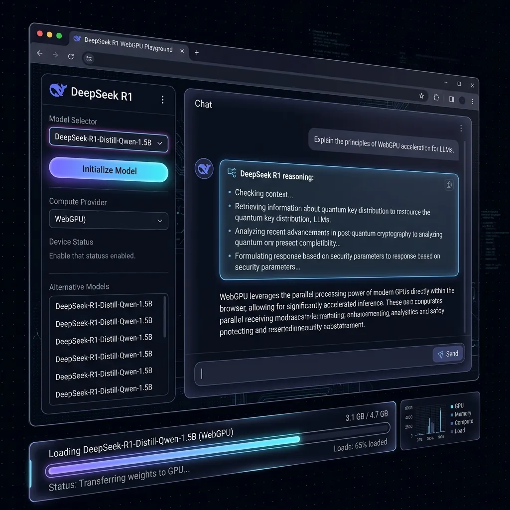 Run DeepSeek R1 AI Free in Browser via WebGPU — No Server Required