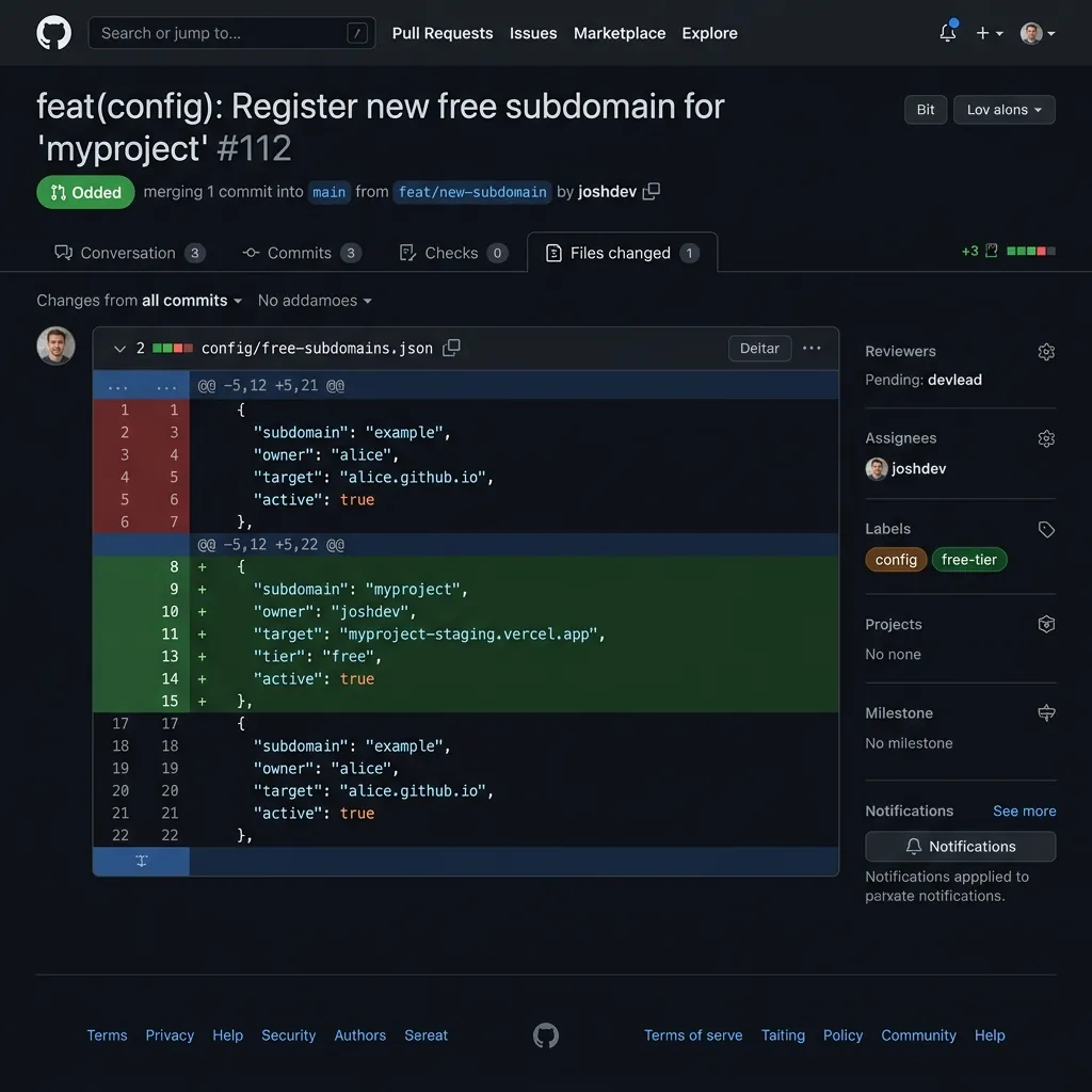 Automated GitHub Pull Request Submission
