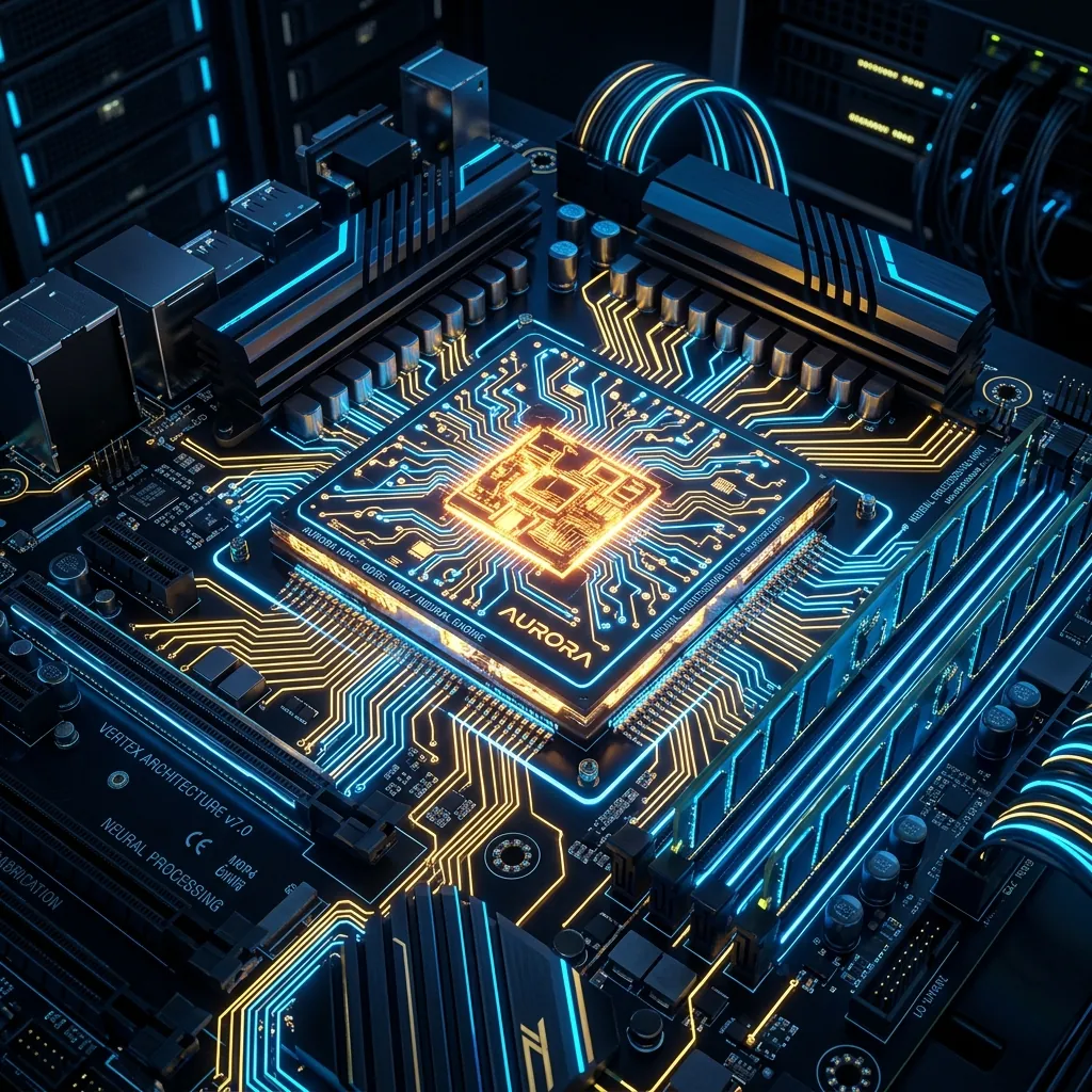 Microprocessor chip indicating ARM Ampere A1 architecture