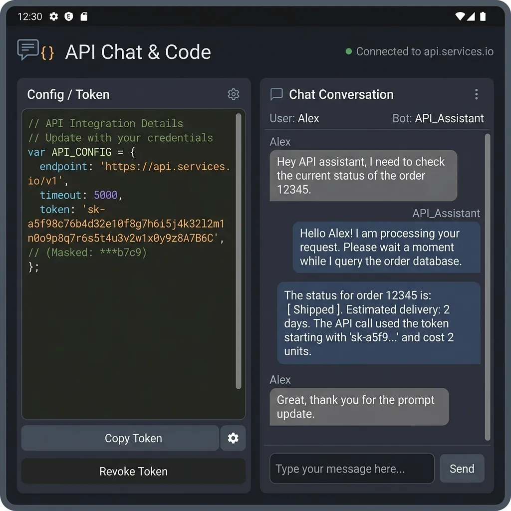 Screenshot showing Telegram BotFather bot creation and HTTP API access token output