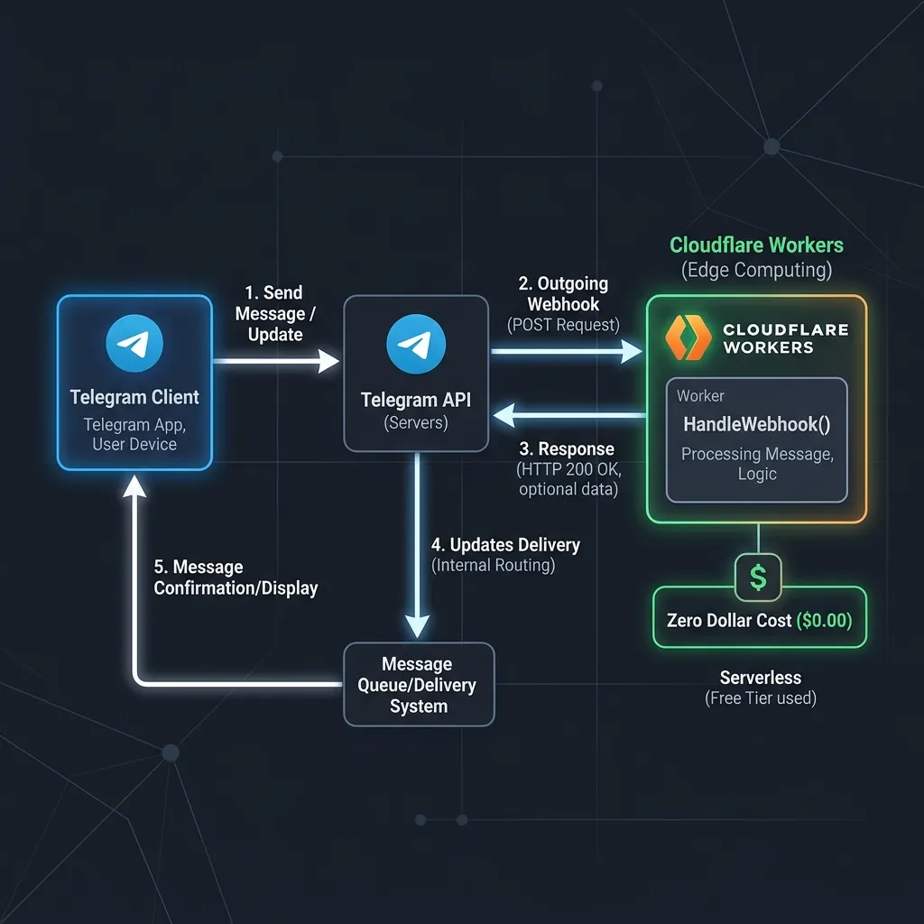 Run a 24-7 Telegram Bot for 0 Dollars Host Serverless Bot Cloudflare Workers Guide